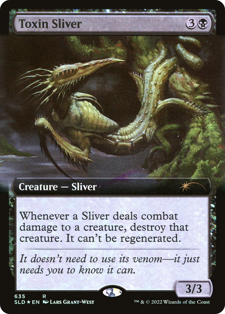 Toxin Sliver (Extended Art) [Secret Lair Drop Promos] | Exor Games Bridgewater