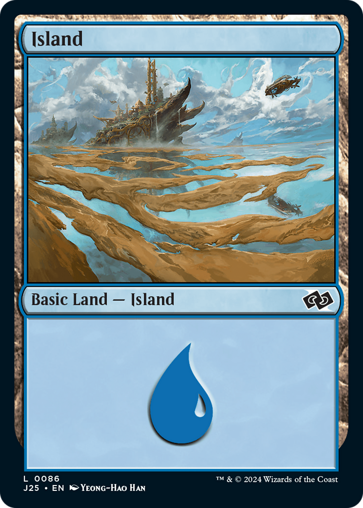 Island (86) [Foundations Jumpstart] | Exor Games Bridgewater