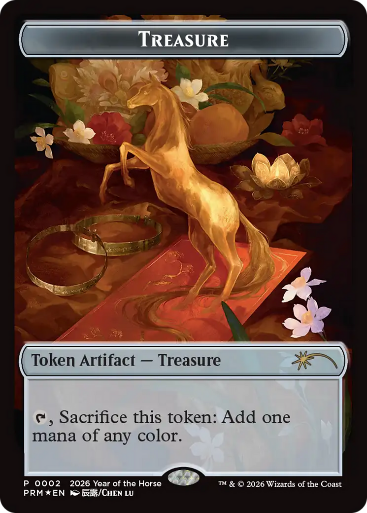 Treasure Token (Year of the Horse 2026) [Standard Showdown Promos Tokens] | Exor Games Bridgewater