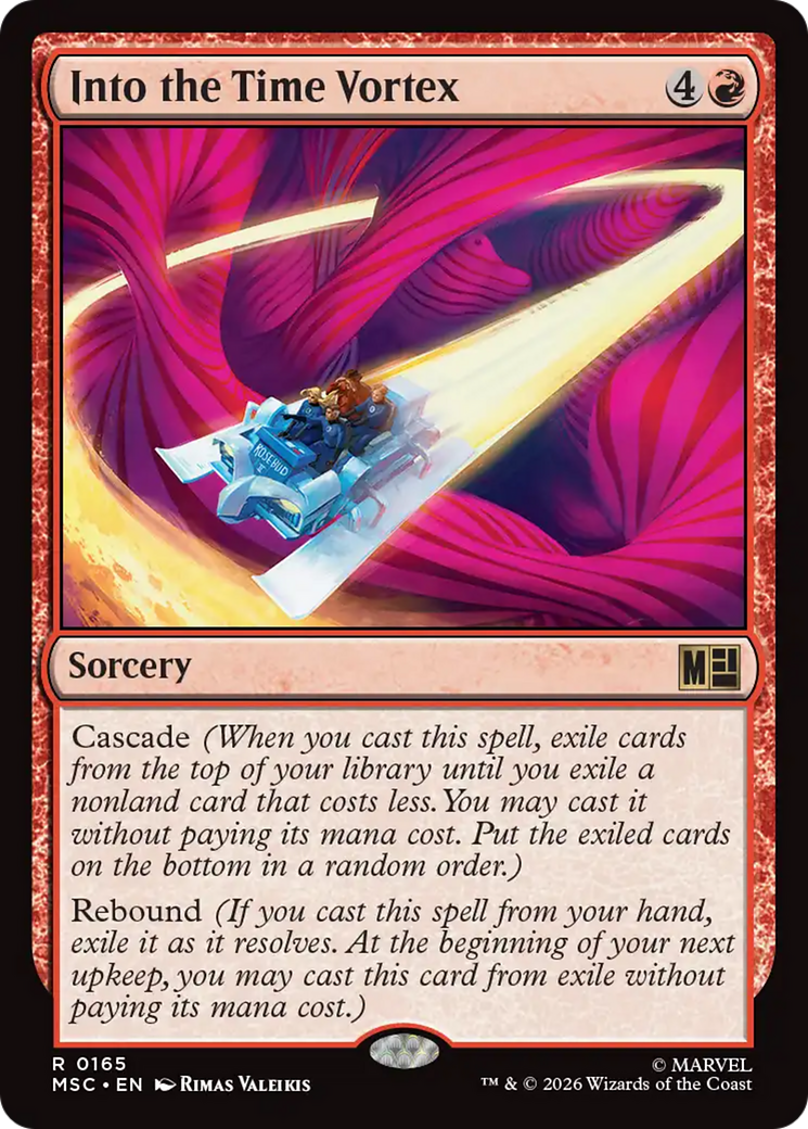 Into the Time Vortex (Surge Foil) [Marvel Super Heroes Commander] | Exor Games Bridgewater
