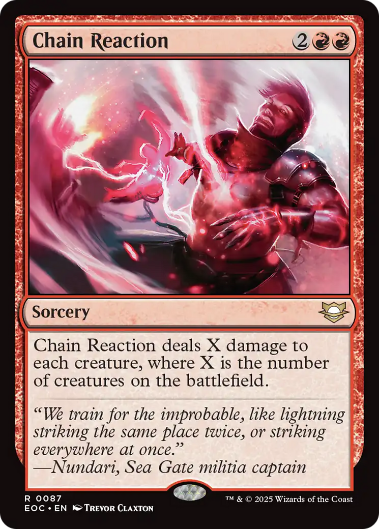 Chain Reaction [Edge of Eternities Commander] | Exor Games Bridgewater