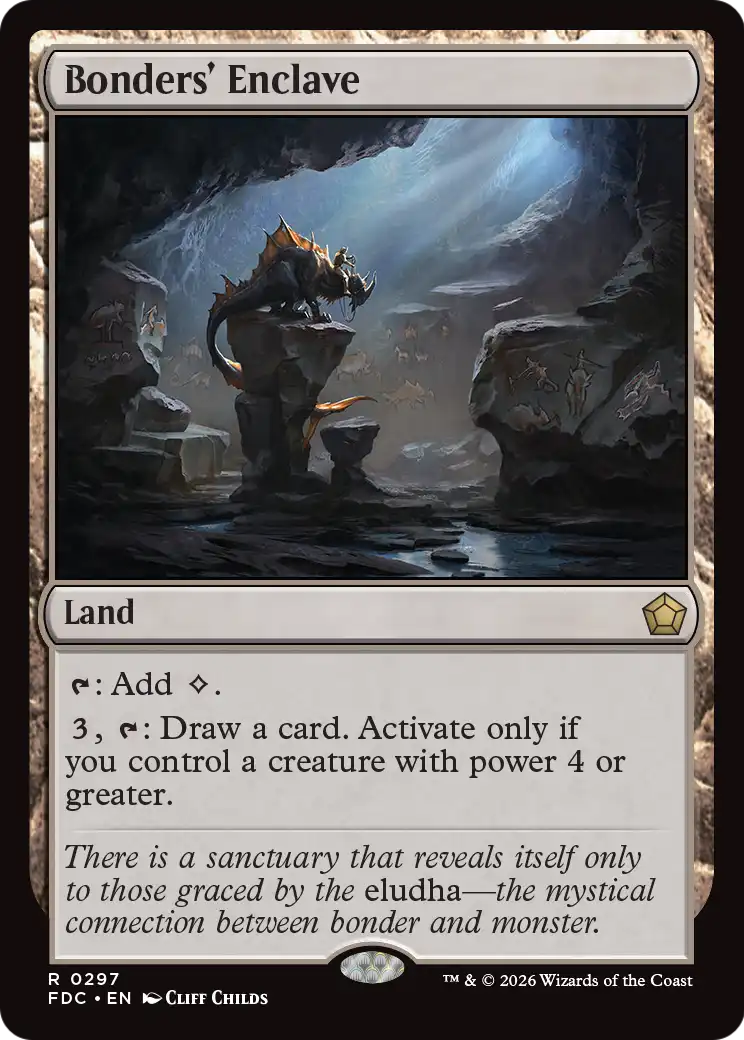 Bonders' Enclave [Foundations Commander] | Exor Games Bridgewater