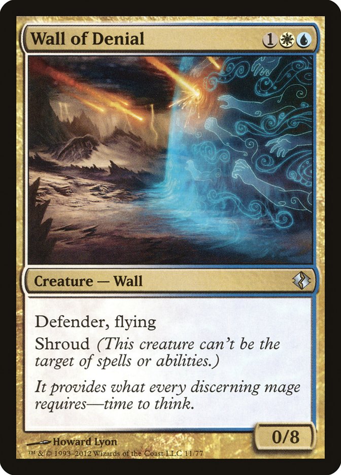 Wall of Denial [Duel Decks: Venser vs. Koth] | Exor Games Bridgewater