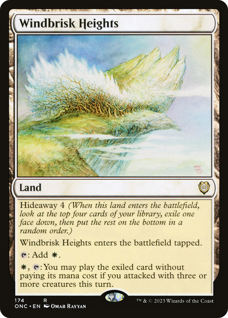 Windbrisk Heights [Phyrexia: All Will Be One Commander] | Exor Games Bridgewater