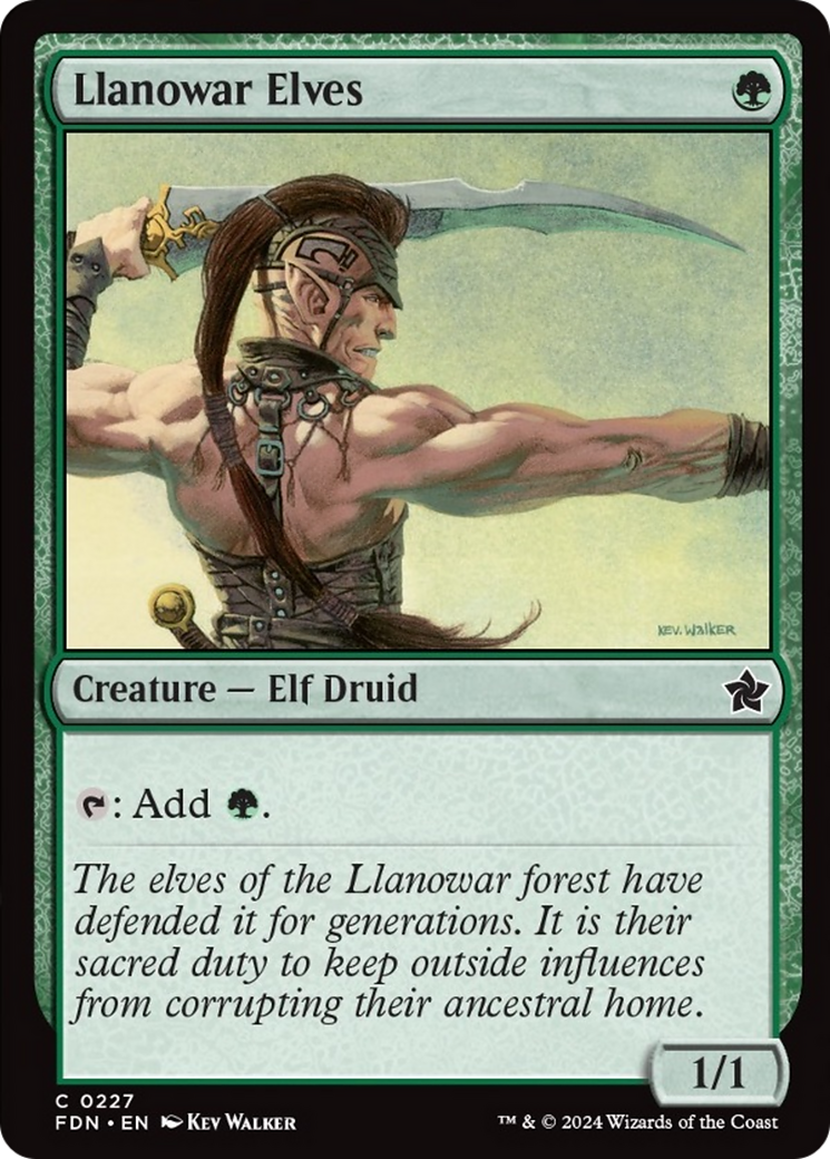 Llanowar Elves [Foundations] | Exor Games Bridgewater