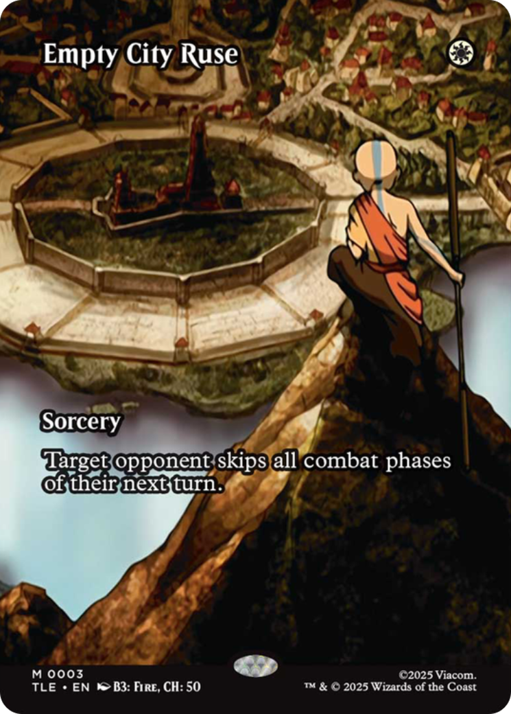 Empty City Ruse (Borderless) [Avatar: The Last Airbender: Eternal-Legal] | Exor Games Bridgewater