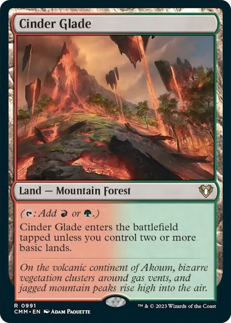 Cinder Glade [Commander Masters] | Exor Games Bridgewater