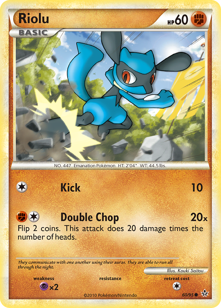 Riolu (60/95) [HeartGold & SoulSilver: Unleashed] | Exor Games Bridgewater