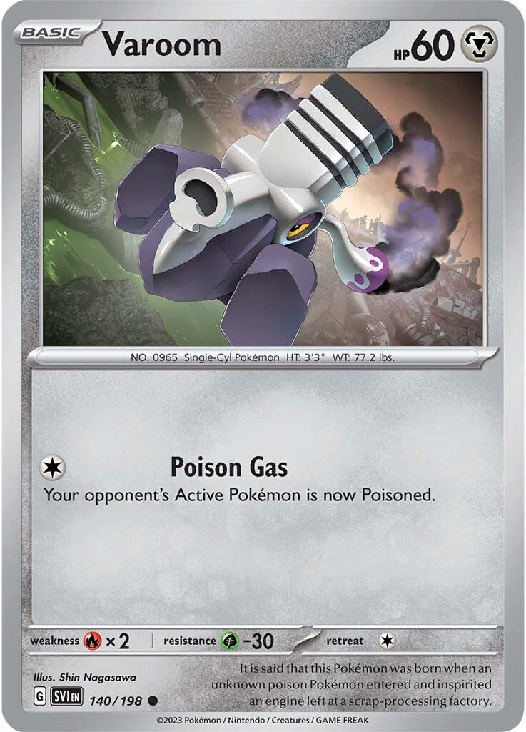 Varoom (140/198) [Scarlet & Violet: Base Set] | Exor Games Bridgewater