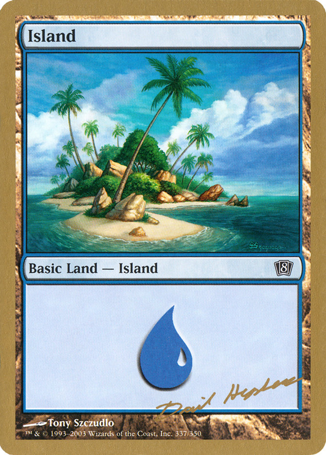 Island (dh337) (Dave Humpherys) [World Championship Decks 2003] | Exor Games Bridgewater