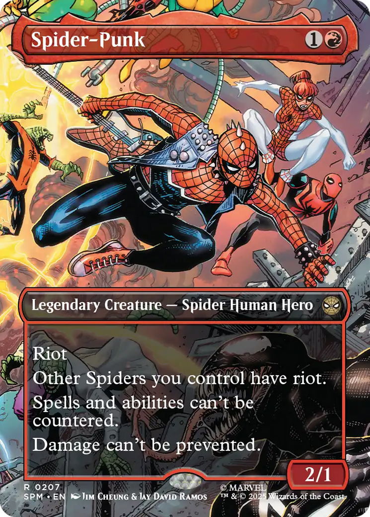 Spider-Punk (0207) (Borderless) [Marvel's Spider-Man] | Exor Games Bridgewater