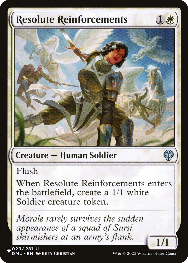 Resolute Reinforcements [The List Reprints] | Exor Games Bridgewater