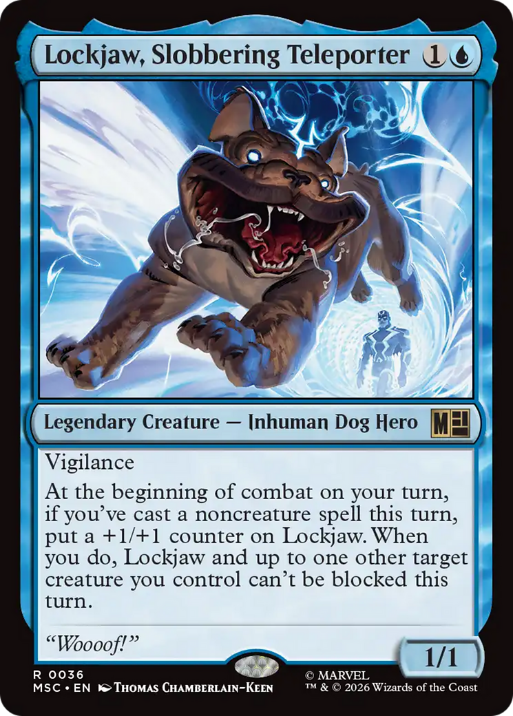Lockjaw, Slobbering Teleporter (Surge Foil) [Marvel Super Heroes Commander] | Exor Games Bridgewater