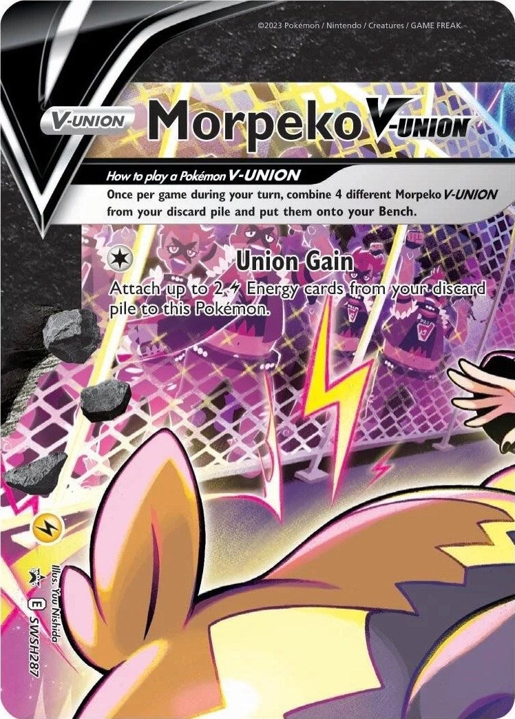 Morpeko V-Union (SWSH287) [Sword & Shield: Black Star Promos] | Exor Games Bridgewater