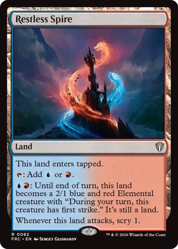 Restless Spire [Reality Fracture Commander] | Exor Games Bridgewater