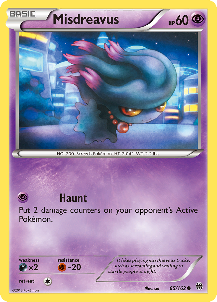 Misdreavus (65/162) [XY: BREAKthrough] | Exor Games Bridgewater