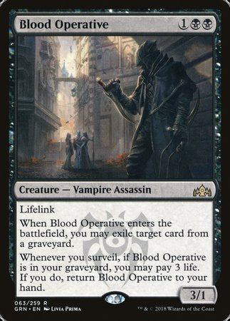 Blood Operative [Guilds of Ravnica] | Exor Games Bridgewater