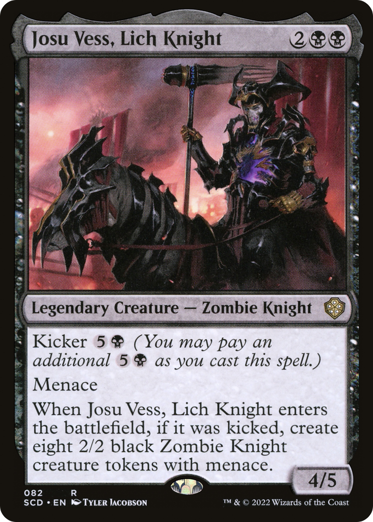 Josu Vess, Lich Knight [Starter Commander Decks] | Exor Games Bridgewater