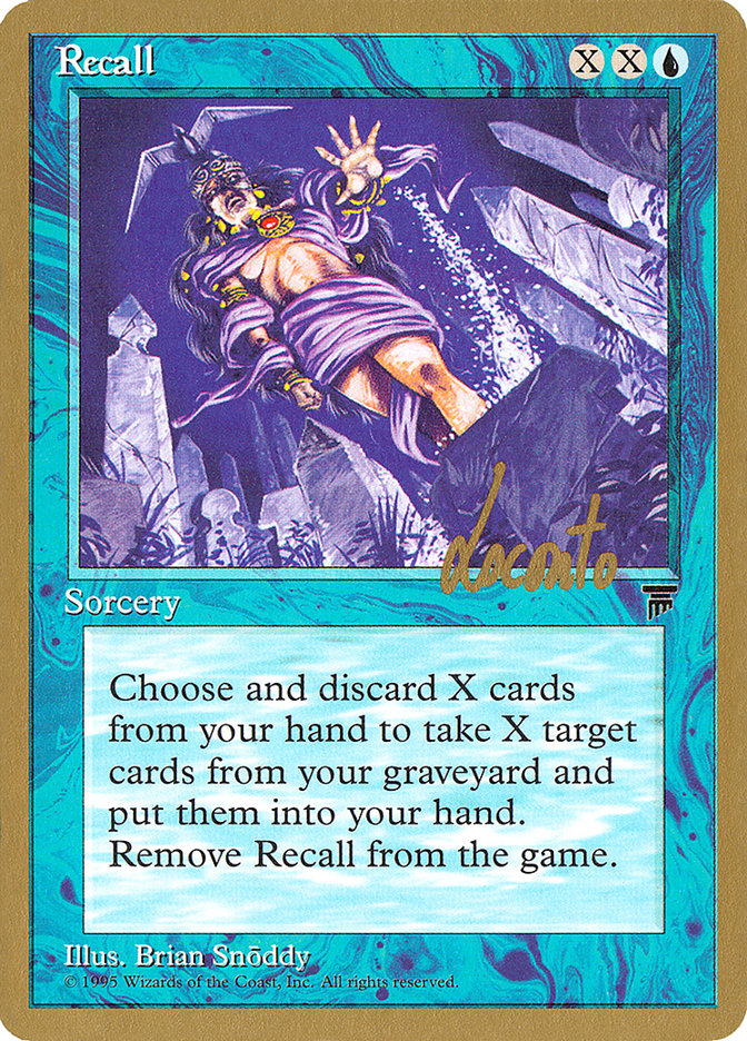 Recall (Michael Loconto) [Pro Tour Collector Set] | Exor Games Bridgewater