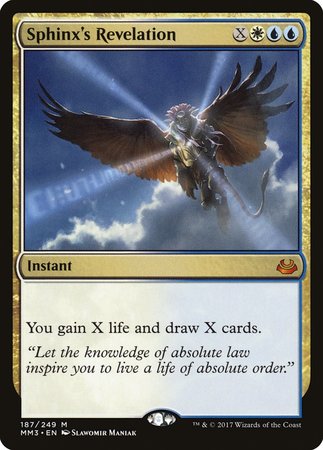 Sphinx's Revelation [Modern Masters 2017] | Exor Games Bridgewater