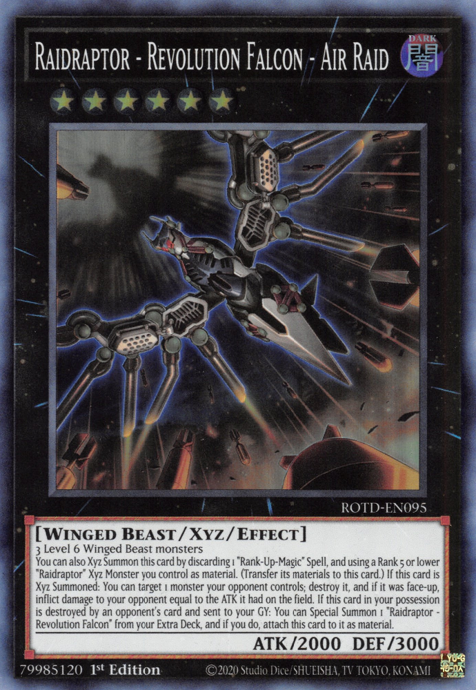 Raidraptor - Revolution Falcon - Air Raid [ROTD-EN095] Super Rare | Exor Games Bridgewater