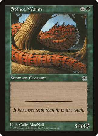 Spined Wurm [Portal] | Exor Games Bridgewater