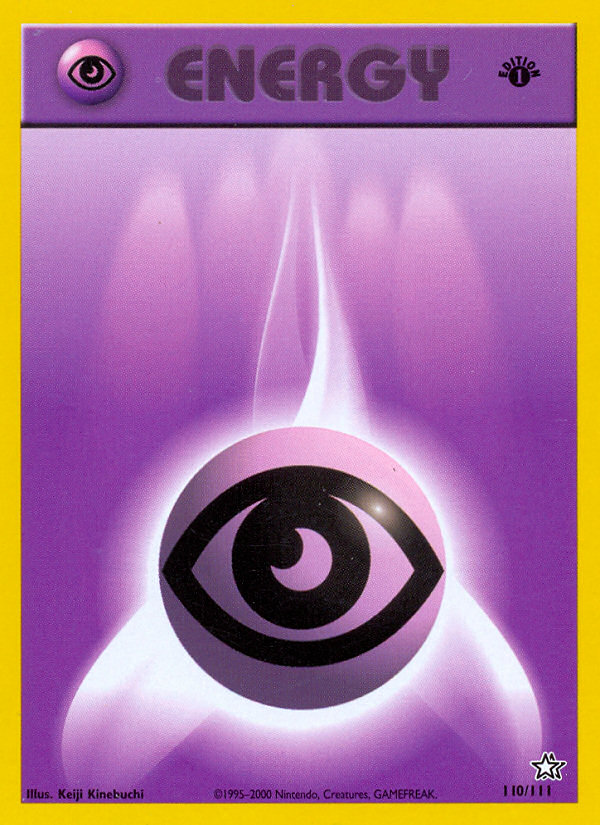 Psychic Energy (110/111) [Neo Genesis 1st Edition] | Exor Games Bridgewater