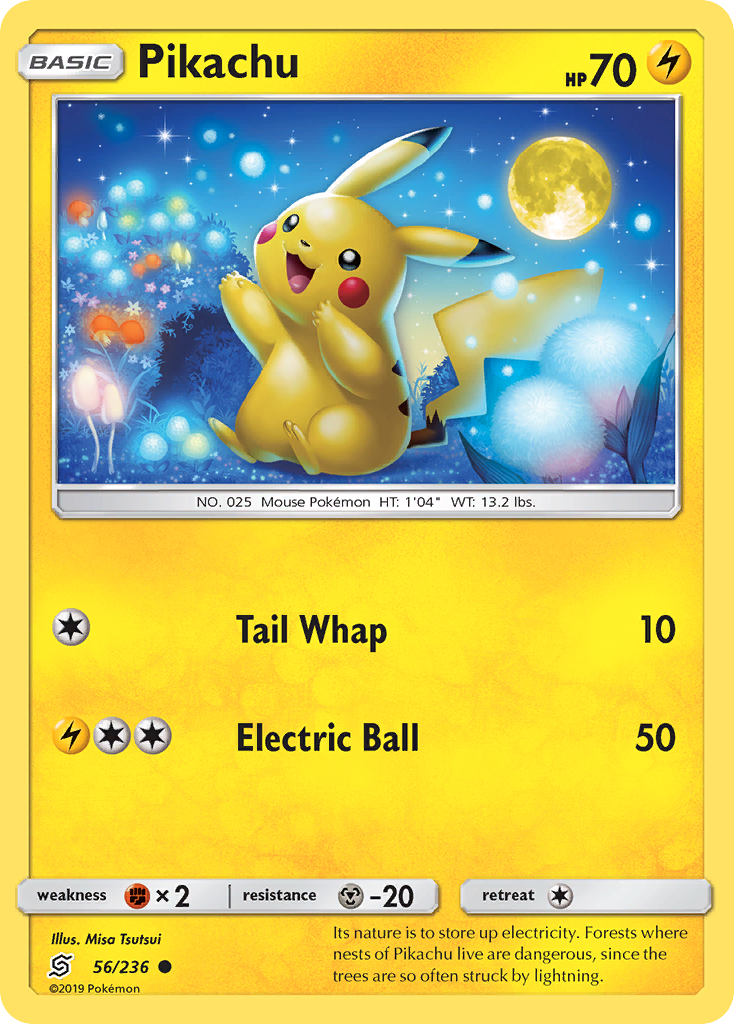 Pikachu (56/236) [Sun & Moon: Unified Minds] | Exor Games Bridgewater