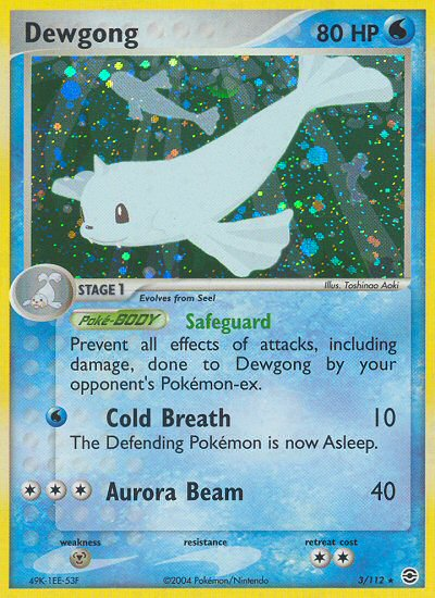 Dewgong (3/112) [EX: FireRed & LeafGreen] | Exor Games Bridgewater