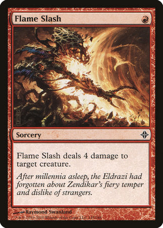 Flame Slash [Rise of the Eldrazi] | Exor Games Bridgewater