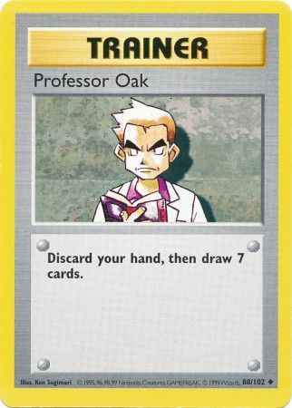 Professor Oak (88/102) [Base Set Shadowless Unlimited] | Exor Games Bridgewater