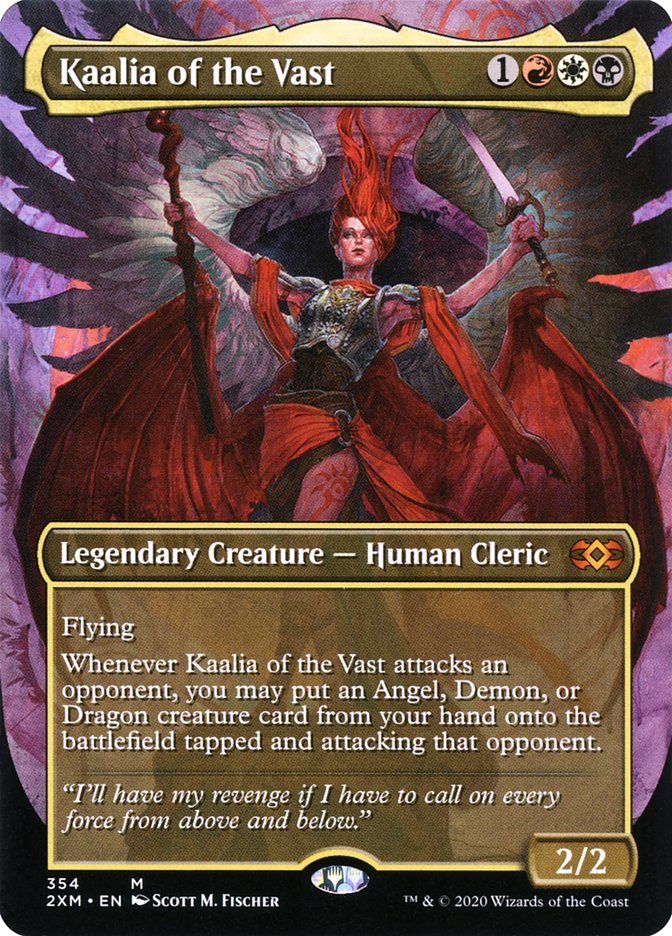 Kaalia of the Vast (Showcase) [Double Masters] | Exor Games Bridgewater