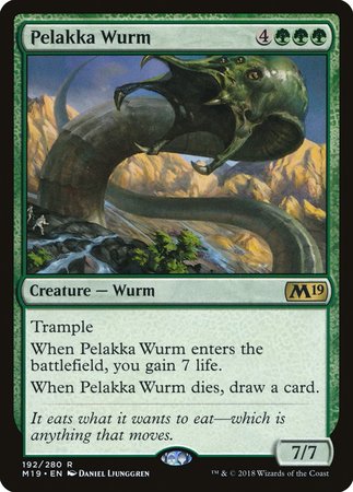 Pelakka Wurm [Core Set 2019] | Exor Games Bridgewater