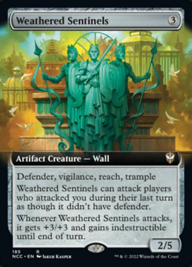 Weathered Sentinels (Extended Art) [Streets of New Capenna Commander] | Exor Games Bridgewater