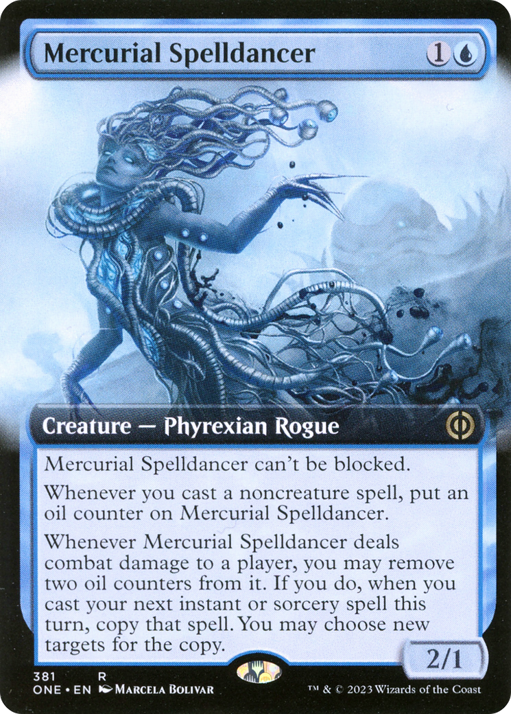 Mercurial Spelldancer (Extended Art) [Phyrexia: All Will Be One] | Exor Games Bridgewater