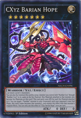 CXyz Barian Hope [NECH-EN096] Super Rare | Exor Games Bridgewater