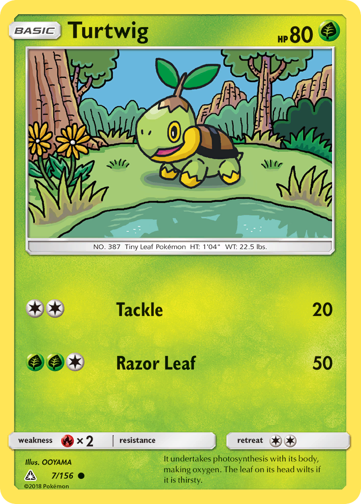 Turtwig (7/156) [Sun & Moon: Ultra Prism] | Exor Games Bridgewater