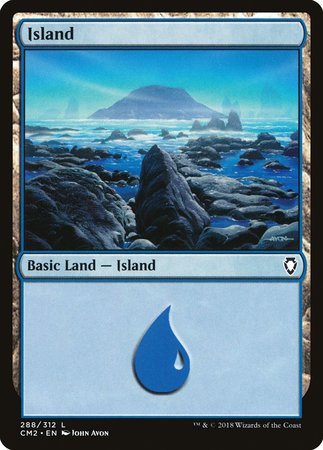 Island (288) [Commander Anthology Volume II] | Exor Games Bridgewater