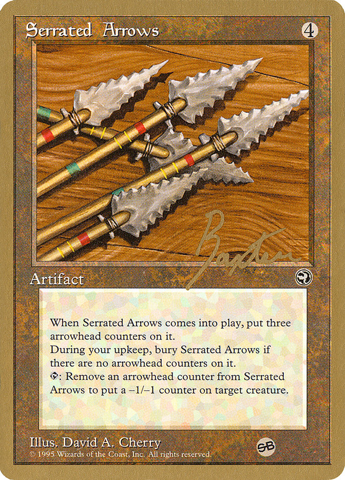 Serrated Arrows (George Baxter) (SB) [Pro Tour Collector Set] | Exor Games Bridgewater