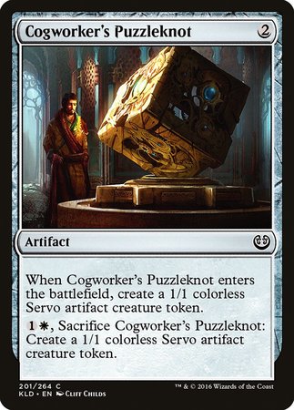 Cogworker's Puzzleknot [Kaladesh] | Exor Games Bridgewater