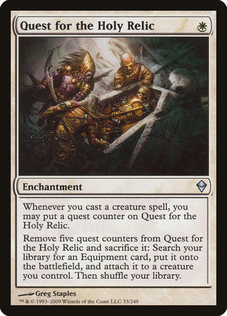 Quest for the Holy Relic [Zendikar] | Exor Games Bridgewater