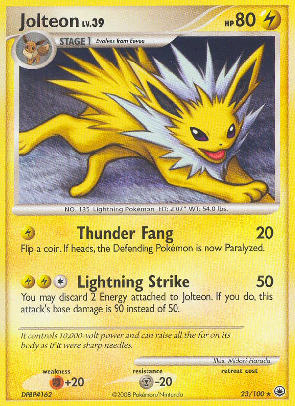 Jolteon (23/100) [Diamond & Pearl: Majestic Dawn] | Exor Games Bridgewater