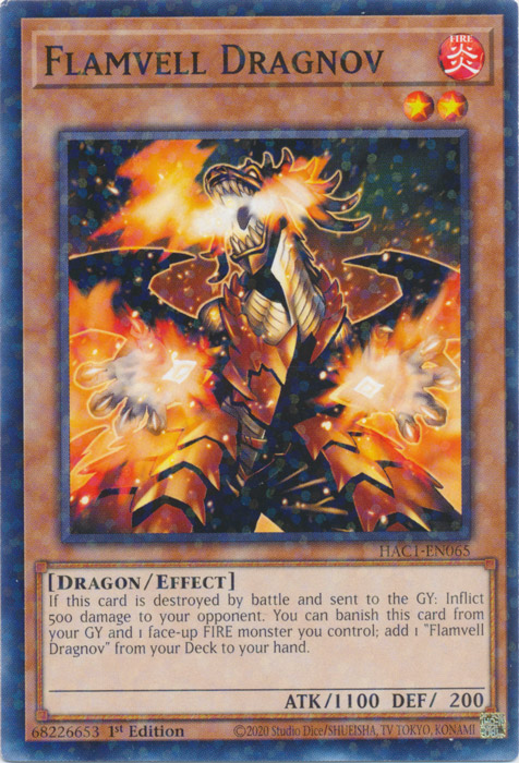 Flamvell Dragnov (Duel Terminal) [HAC1-EN065] Common | Exor Games Bridgewater