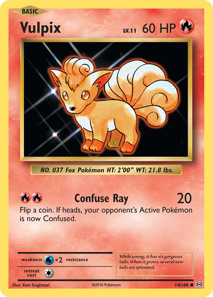 Vulpix (14/108) [XY: Evolutions] | Exor Games Bridgewater