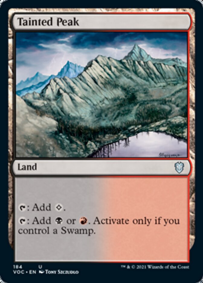 Tainted Peak [Innistrad: Crimson Vow Commander] | Exor Games Bridgewater