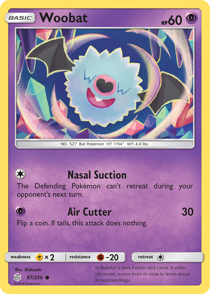 Woobat (87/236) [Sun & Moon: Cosmic Eclipse] | Exor Games Bridgewater