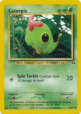 Caterpie (53/75) [Neo Discovery Unlimited] | Exor Games Bridgewater