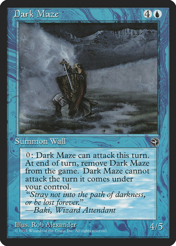 Dark Maze (Baki Flavor Text) [Homelands] | Exor Games Bridgewater