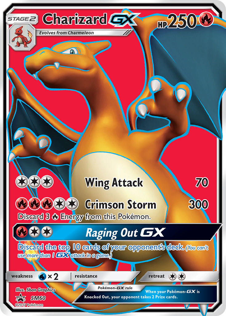 Charizard GX (SM60) (Jumbo Card) [Sun & Moon: Black Star Promos] | Exor Games Bridgewater