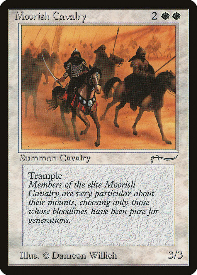 Moorish Cavalry (Light Mana Cost) [Arabian Nights] | Exor Games Bridgewater